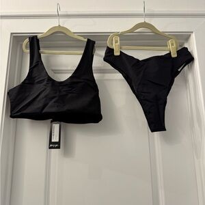 Black Women's Swimwear Set - Bikini